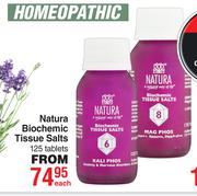 Natura Biochemic Tissue Salts 125 Tablets-Each