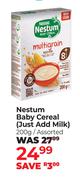 Nestle Nestum Baby Cereal (Just Add Milk) Assorted-200g