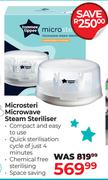 Tommee Tippee Microsteri Microwave Steam Steriliser