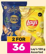 Lay's Assorted-For 2 x 120g