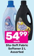 Sta-Soft Fabric Softener Assorted-2L Each