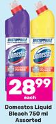 Domestos Liquid Bleach Assorted-750ml Each