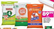 Iwisa, Super Sun Or Nyala Super Maize Meal-10kg Each
