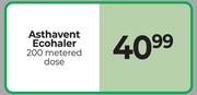 Asthavent Ecohaler 200 Metered Dose