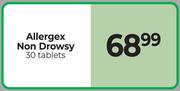 Allergex Non Drowsy 30 Tablets