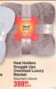 Heat Holders Snuggle Ups Oversized Luxury Blanket Assorted Colours-Each