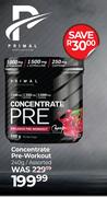 Primal Concentrate Pre-Workout Assorted-240g
