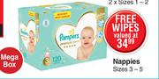 Pampers Nappies Mega Box (Size 3-5)-Per Box