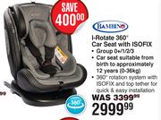 Bambino I-Rotate 360° Car Seat With ISOFIX