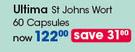 Ultimate St Johns Wort-60 Capsules Per Pack