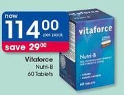 Vitaforce Nutri-B-60 Tablets Per Pack