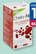 Chela-Fer Iron Supplements 24mg-30 Tablets Per Pack
