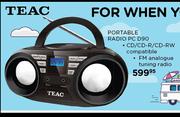 Teac Portable Radio PC D90
