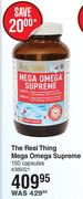 The Real Thing Mega Omega Supreme 150 Capsules
