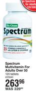 Spectrum Multivitamin For Adults Over 50 120 Tablets