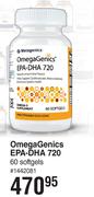 Metagenics Omega Genics EPA-DHA 720 60 Softgels