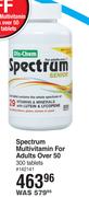 Spectrum Multivitamin For Adults Over 50 300 Tablets