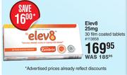 Elev 8 25mg 30 Film Coated Tablets
