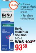 Bausch + Lomb ReNu Multi Plus Solution-240ml