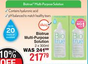 Bausch + Lomb Biotrue Multi Purpose oltion-2 x 300ml