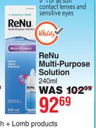 Bausch + Lomb ReNu Multi Purpose Solution-240ml