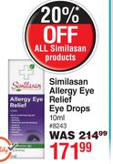 Similasan Allergy Eye Relief Eye Drops-10ml