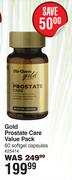 Dis-Chem Gold Prostate Care Value Pack 60 Softgel Capsules