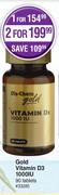 Dis-Chem Gold Vitamin D3 1000IU 90 Tablets-For 2