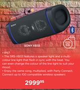 Sony XB33