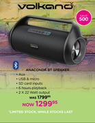 Volkano Anaconda BT Speaker