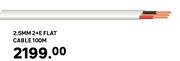 2.5mm (2 + E) Flat Cable-100m