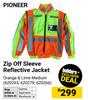 Pioneer Zip Off Sleeve Reflective Jacket