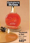 Gloria Vanderbilt In Red EDT-100ml
