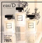 Eau'D EDP Assorted-100ml Each