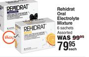 Rehidrat Oral Electrolyte Mixture Assorted-6 Sachets Each