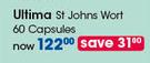 Ultima St Johns Wort Capsules-60's Per Pack