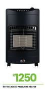 Alva 3 Panel Gas Heater 54-141