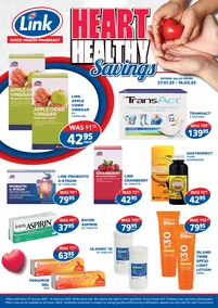 Link Pharmacy : Heart Healthy Savings (27 January - 16 February 2025 While Stocks Last)