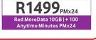 Apple iPhone X 4G 64GB-On Red More Data 10GB