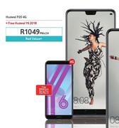 Huawei P20 4G-On Red Value+ Free Huawei Y6 2018 4G-On 500MB Data Topup Price Plan
