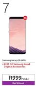 Samsung Galaxy S8 64GB 4G-On Red Value+ Plus R225 Off Samsung Note 8 Original Accessories