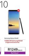 Samsung Galaxy Note 8 4G-On Red Value+ Plus R300 Off Samsung Note 8 Original Accessories