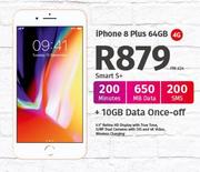 Apple iPhone 8 Plus 64GB 4G-On Smart S+