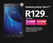 Samsung Galaxy Tab A 7" 4G-On 1GB Data