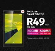 Vodacom Smart Tab 2 3G-On 1GB Data
