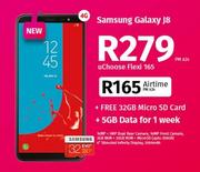 Samsung Galaxy J8 4G-On uChoose Flexi 165 Free 32GB Micro SD Card