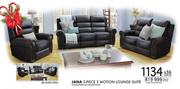 Jana 3 Piece 3 Motion Lounge Suite