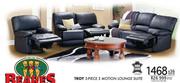 Troy 3 Piece 3 Motion Lounge Suite
