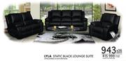 Lyla Static Black Lounge Suite