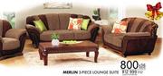 Merlin 3 Piece Lounge Suite